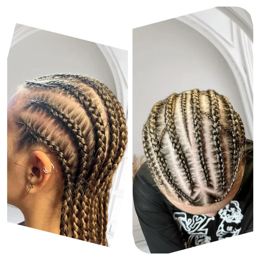 Drobne cornrows